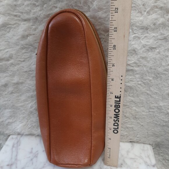 Vintage Cooper-Weeks Canada Hand Boarded Top Grain Cowhide Brown Leather Bag - Picture 7 of 9